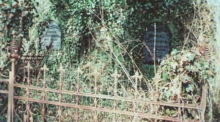 Grabstätten von Wilhelm Tornow und Franz Zacharis auf dem Egsdorfer Friedhof