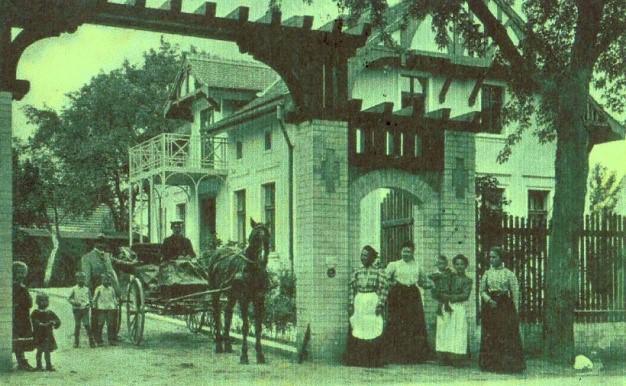 Wohnhaus Gutzmannstraße 21, Postkarte um 1927