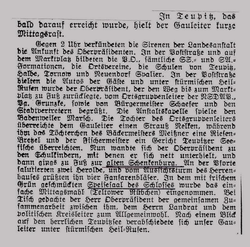 Königswusterhausener Zeitung 25.2.1934